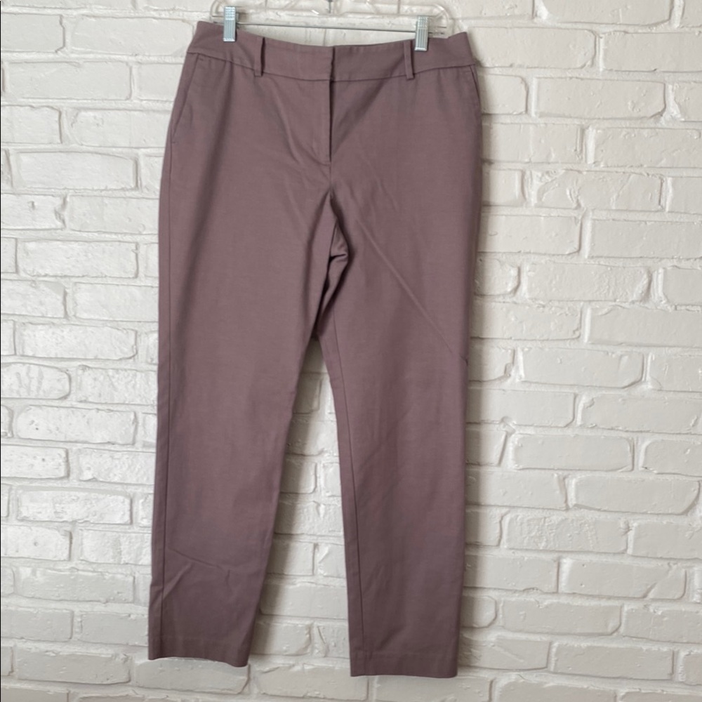 Ann Taylor Factory Mauvish Grey Trousers 10